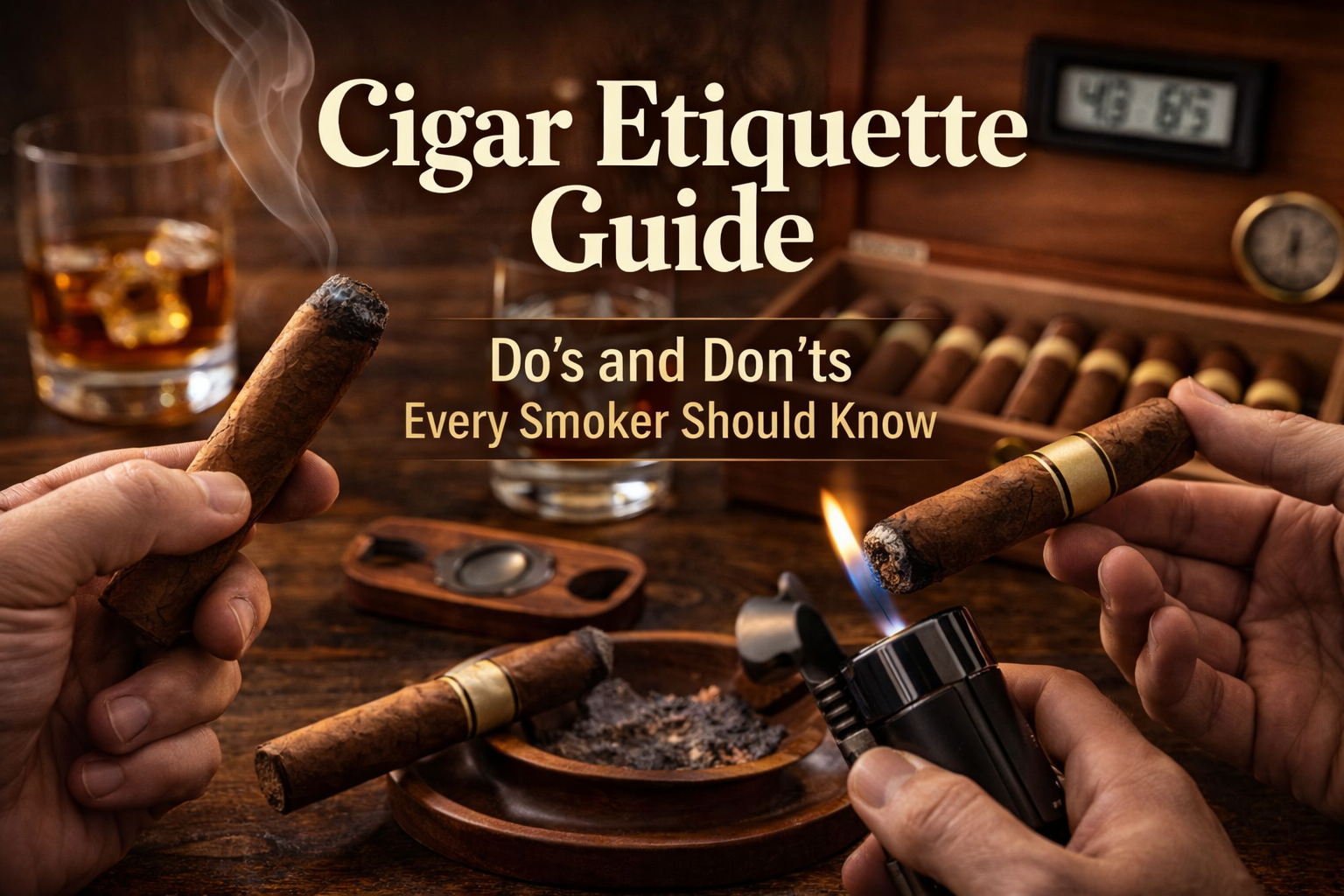 Cigar Etiquette Guide – Do's and Don'ts for Smokers