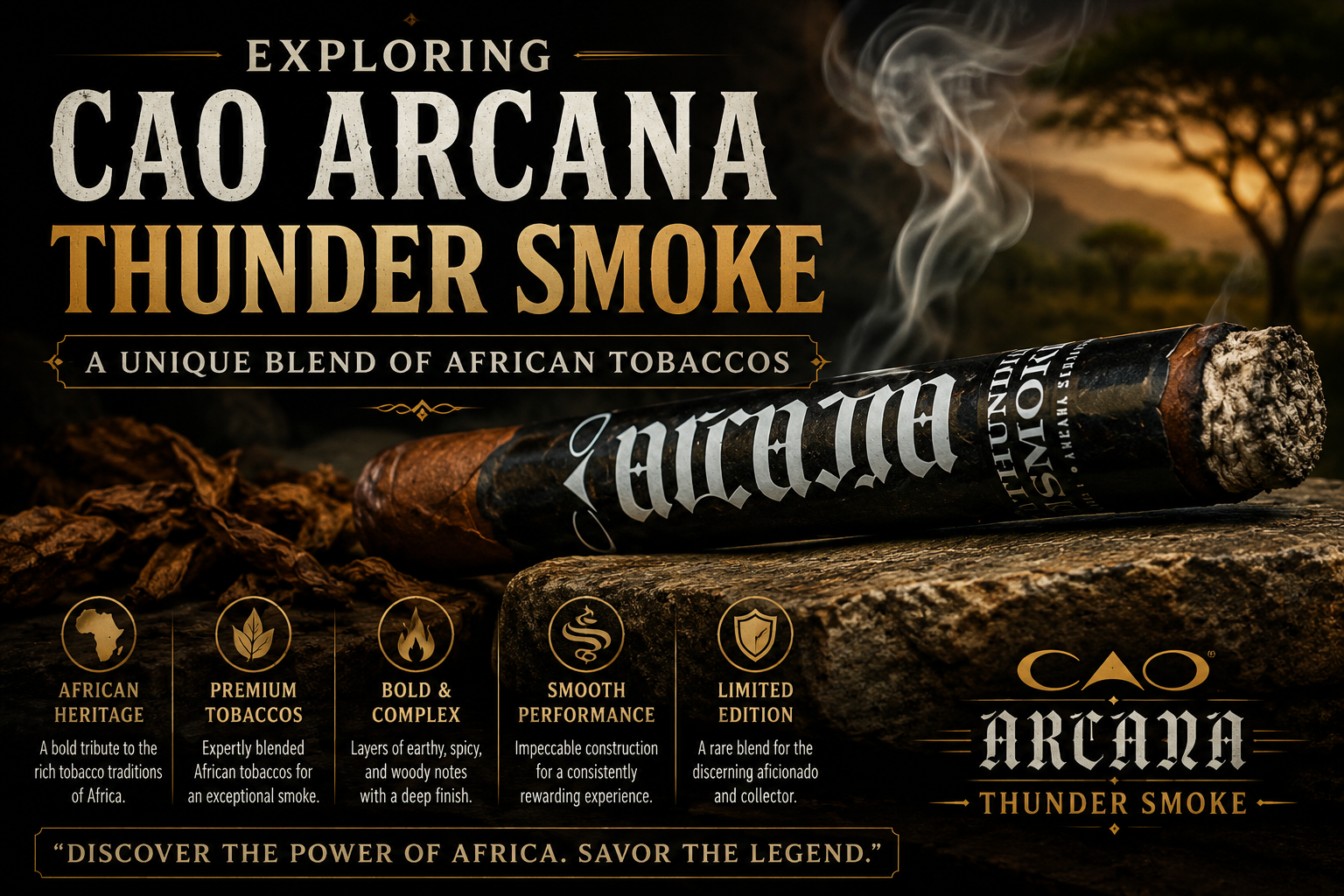 thunder tobacco Exploring CAO Arcana Thunder Smoke: A Unique Blend of African Tobaccos