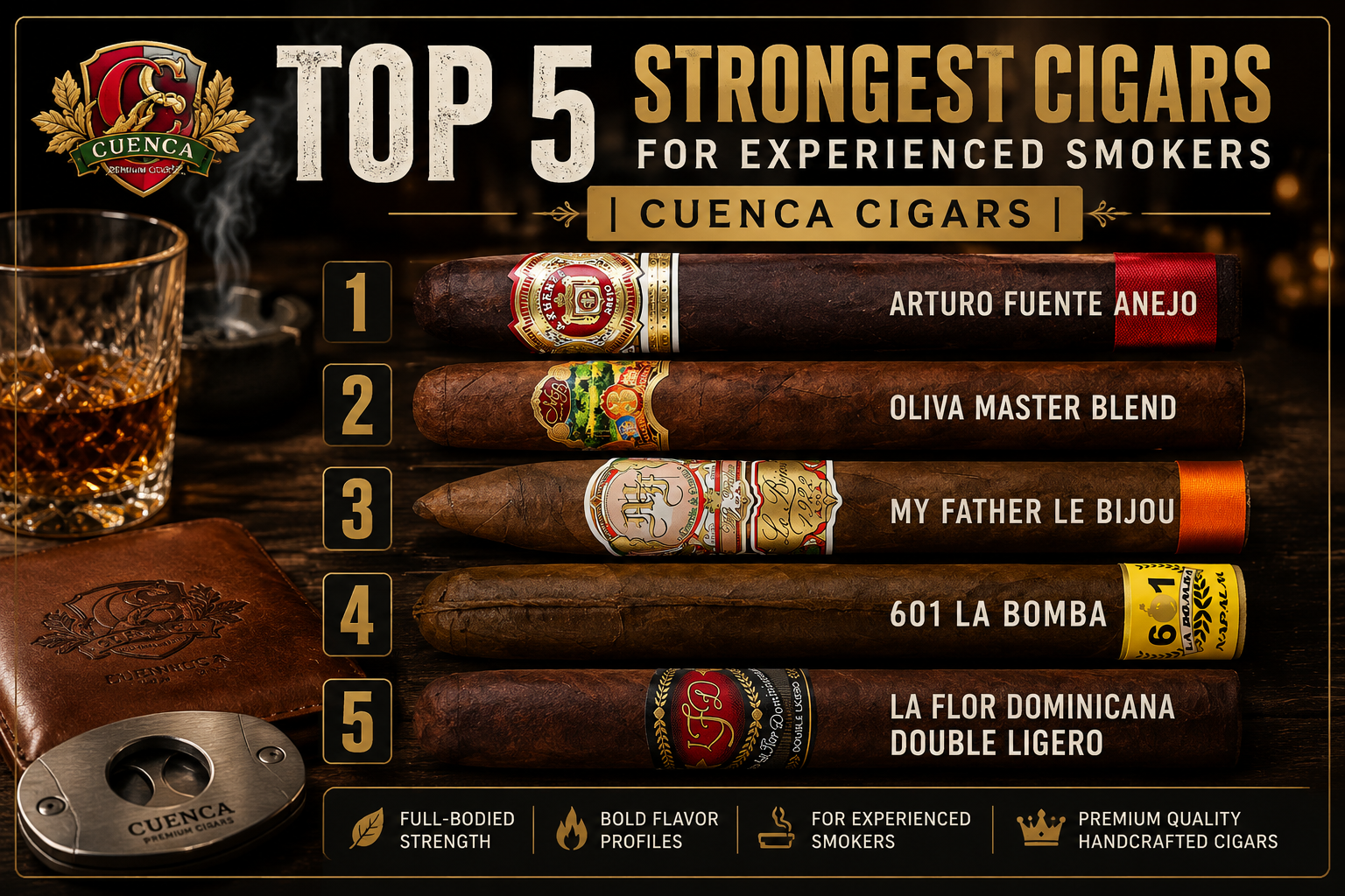 what's the strongest tobacco Top 5 Strongest Cigars for Experienced Smokers | Cuenca Cigars