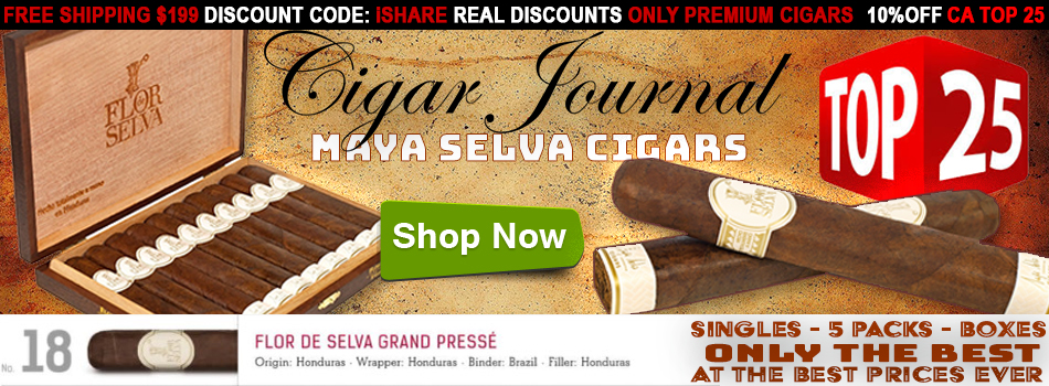 Maya Selva new size Flor de Selva Maduro Grand Pressé