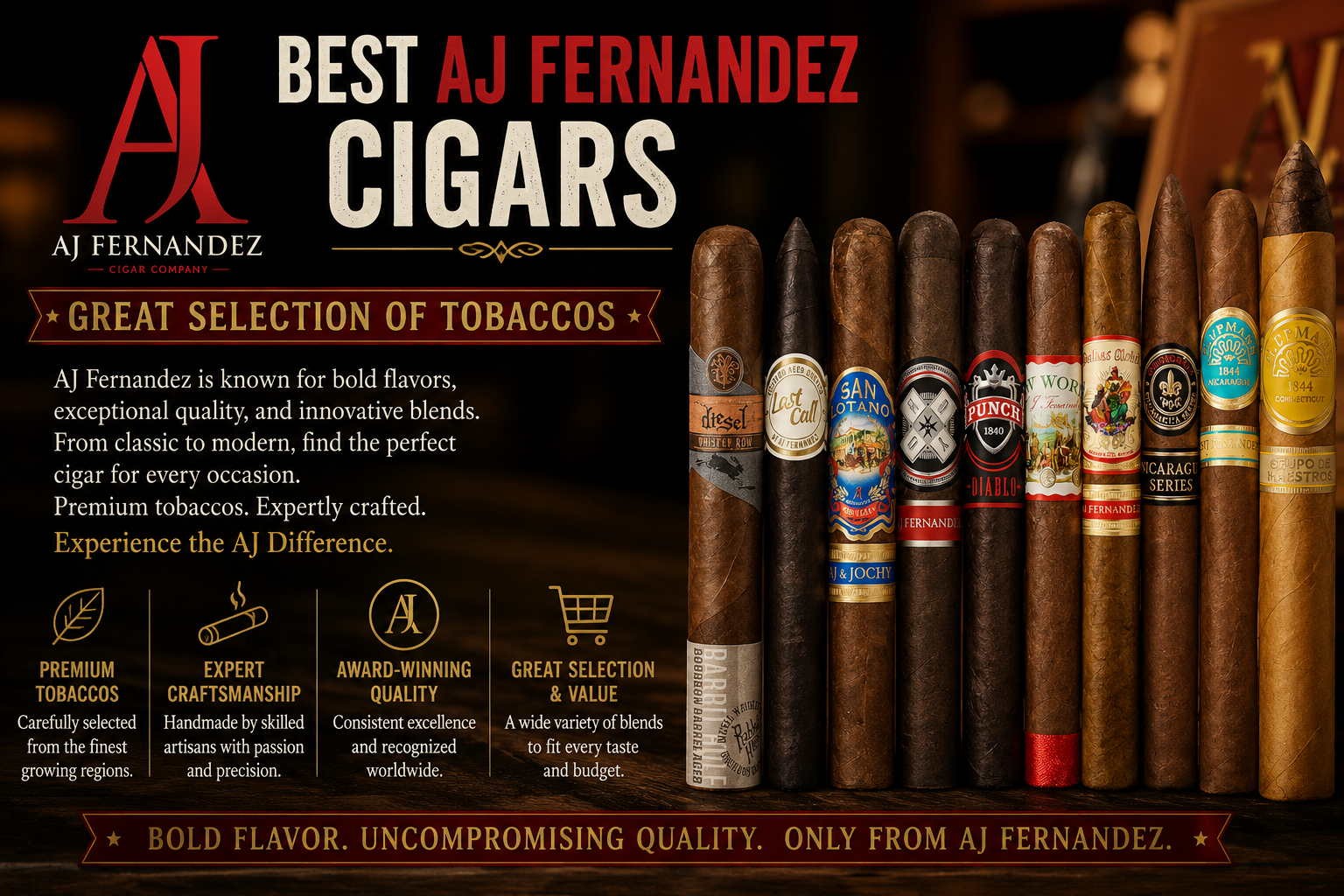 Best AJ Fernandez Cigars - Great Selection of Tobaccos