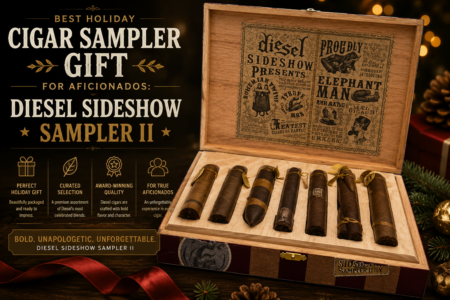 Why the Diesel Sideshow Sampler II Makes an Exceptional Cigar Gift