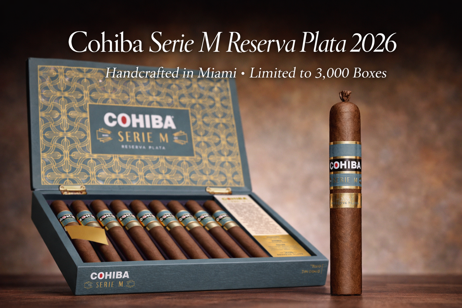 Cohiba Serie M Reserva Plata 2026 | Miami-Made Limited Edition