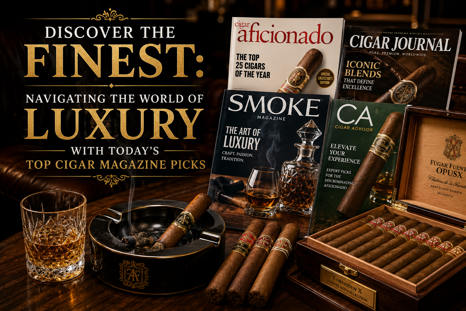 Discover the Finest: Navigating the World of Luxury with Today's Top Cigar  Magazine Picks