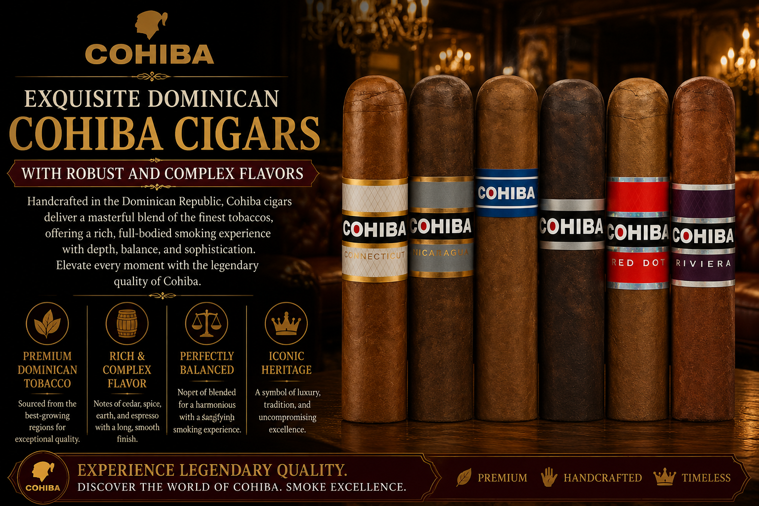 dominican vs nicaraguan tobacco Exquisite Dominican Cohiba Cigars with Robust and Complex Flavors