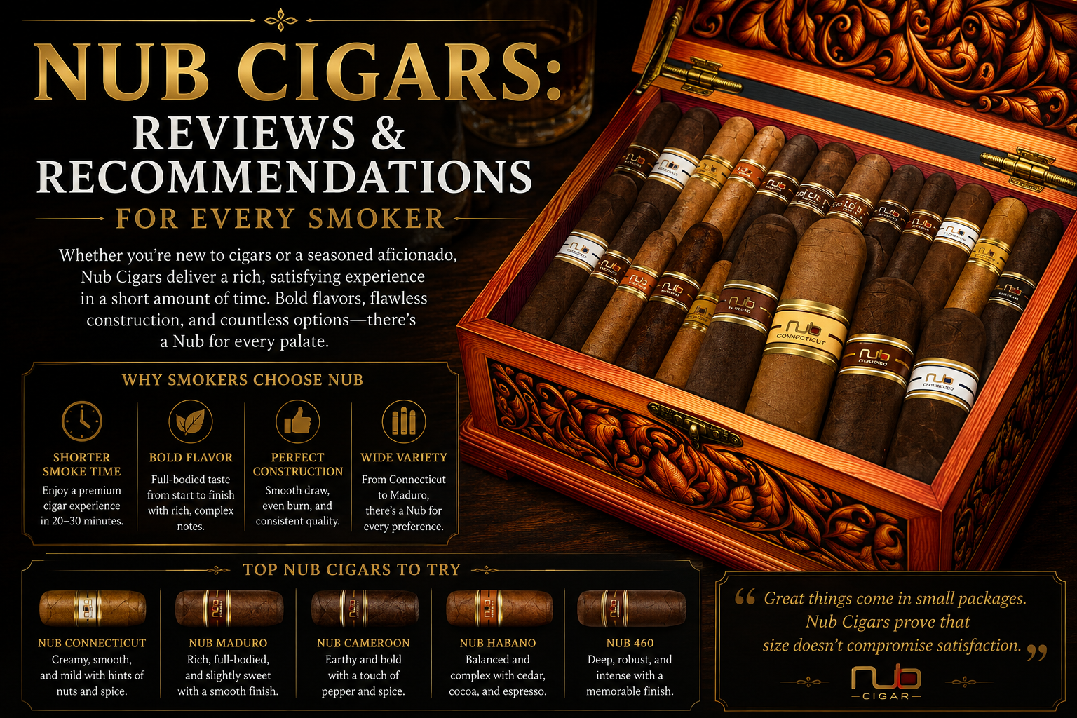 Nub Cigars: Reviews & Recommendations for Every Smoker