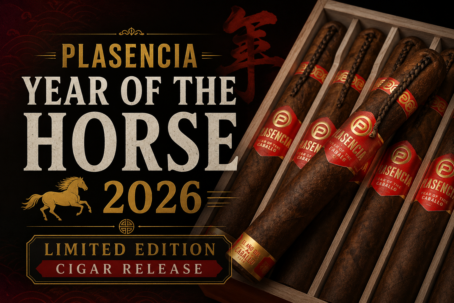 Plasencia Year of the Horse 2026 – Limited Edition Cigar Release