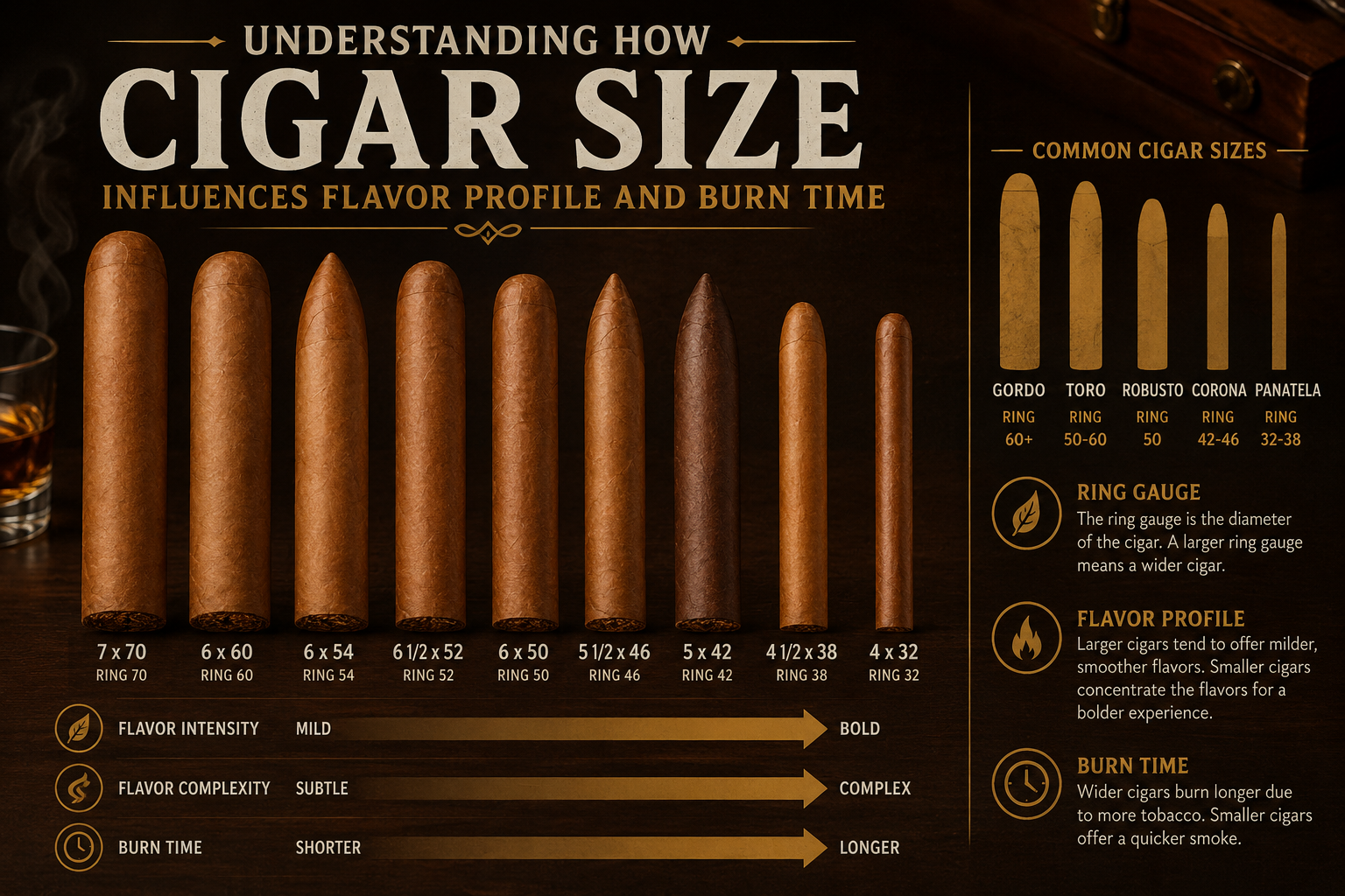 what type of tobacco is used in cigars Understanding How Cigar Size Influences Flavor Profile and Burn Time