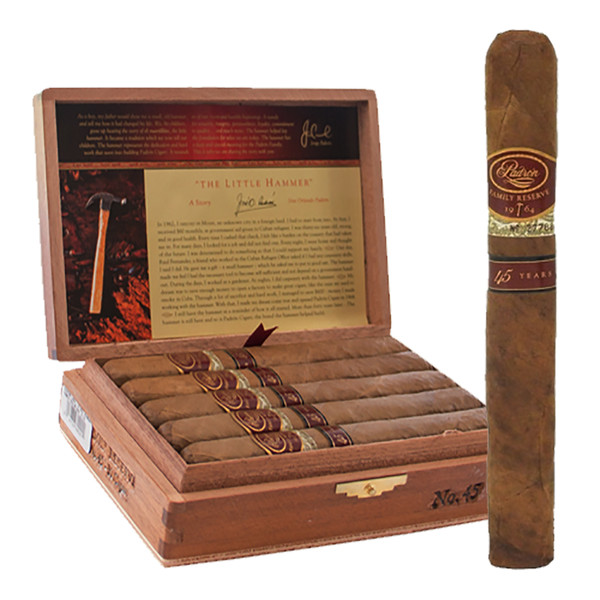 Padron Family Reserve No 45 Toro Cigars Natural Wrapper