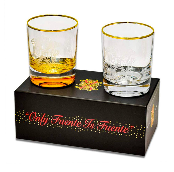Arturo Fuente Opus X 2Piece Rocks Whiskey Glass Set
