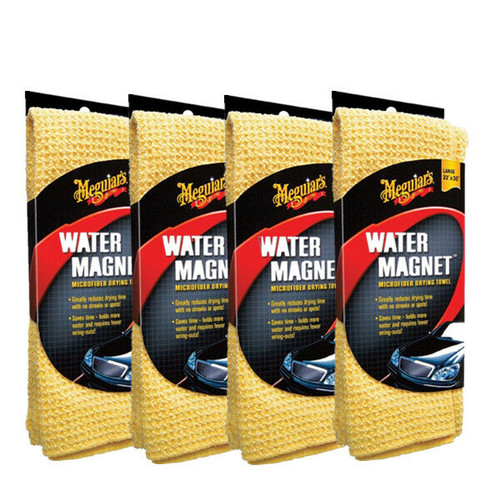 4 X MEGUIARS Water Magnet® Microfiber Drying Towel X2000 