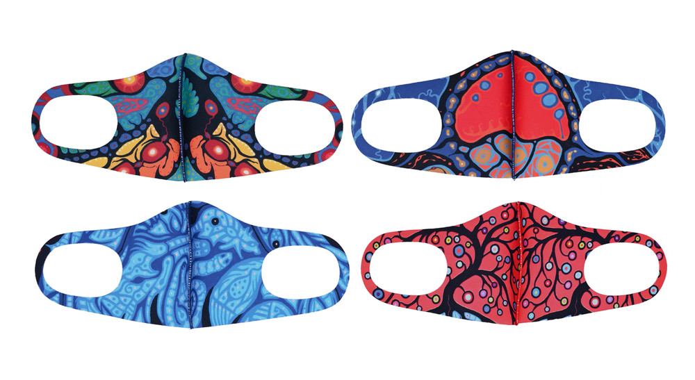 Microfiber Masks - Donald Chretien 4-Pack Collection 1 Microfiber Masks - Donald Chretien 4-Pack Collection 1