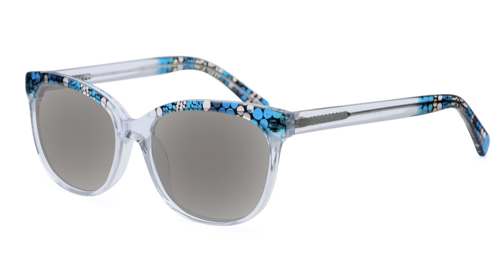 Landlines- Crystal with Blue Dot - Sunglass Landlines- Crystal with Blue Dot - Sunglass