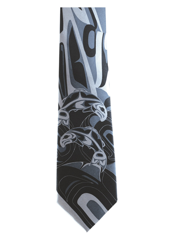 Anthony Joseph Salmon Silk Tie Anthony Joseph Salmon Silk Tie