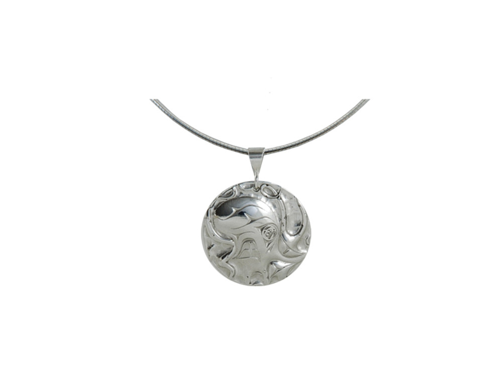 Silver Pewter Octopus Necklace Silver Pewter Octopus Necklace