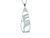 Silver Pewter Drop Pendant  Silver Pewter Drop Pendant