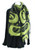 Green Poly Viscose burn out shawl Green Poly Viscose burn out shawl