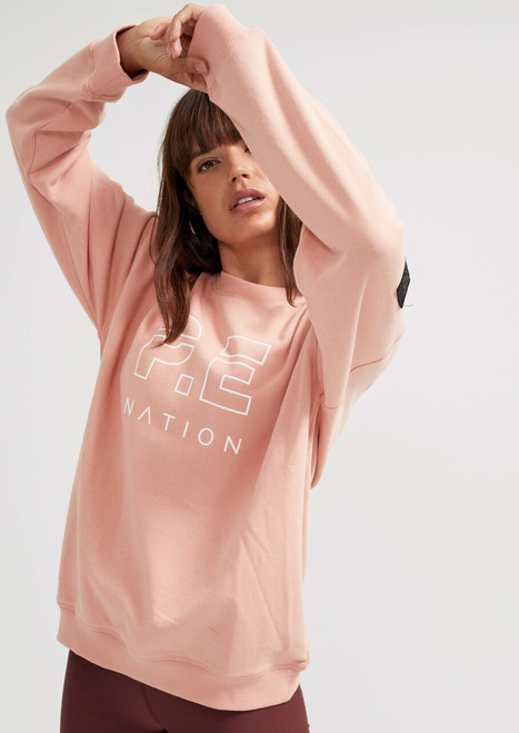 Heads Up Sweat in Coral Pink