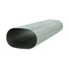 1 ft Titanium Oval Tube 3" x 2 1/8" 1mm/.039" WT