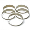 1.75" Titanium Pie Cuts - Tight Radius - 1 mm/.039" WT - 5 Pieces  45° Total Angle