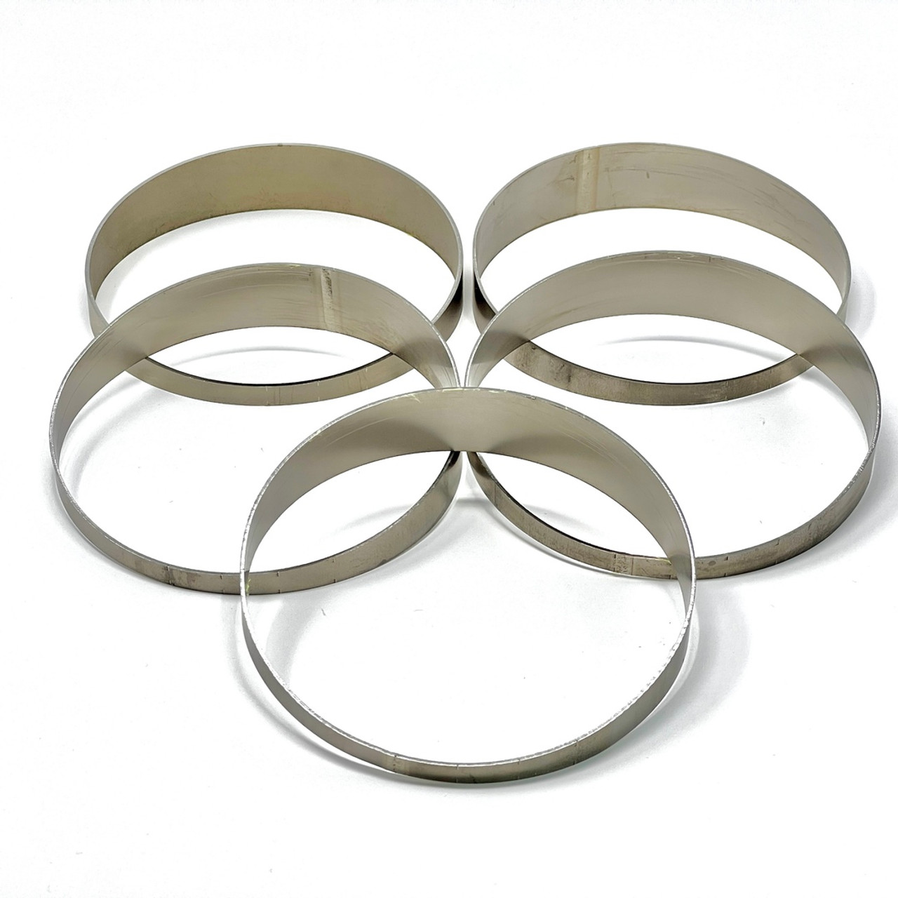 1.75" Titanium Pie Cuts - Tight Radius - 1 mm/.039" WT - 5 Pieces  45° Total Angle