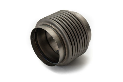 3.5" Titanium Exhaust Flex Bellow – Double Slip-Liner Design 3.5" Titanium Exhaust Flex Bellow – Double Slip-Liner Design