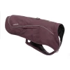 Ruffwear Overcoat Fuse Insulated Vest in Purple Umber, an insulated dog coat with a built-in harness