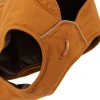 Close-up of the reinforced front clip on the chest of the Ruffwear Overcoat Fuse Insulated Vest