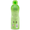 Green bottle of Tropiclean Lime & Coconut Shampoo for dogs, enriched with omegas to reduce shedding and revitalize skin.