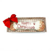 Laughing Dog Large Christmas Biscuit Bone front view