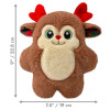 KONG Holiday Snuzzles Reindeer plush dog toy size guide
