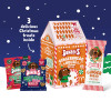 Denzel's Christmas Gingerbread House Gift Box for Dogs with festive treats