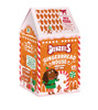 Denzel's Christmas Gingerbread House Gift Box for Dogs with festive treats