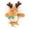 Happy Pet Ronnie Reindeer Christmas dog toy soft plush squeaker reindeer