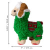 KONG Holiday Sherps Llama Christmas dog toy soft plush with squeaker and crinkle size guide