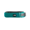 Hurtta Rover Collar Peacock, showing the padded shell and reflective strip