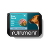 Nutriment Adult Duck Formula raw dog food.