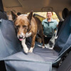 Ruffwear Dirt Bag Seat Cover, shown with dog in rear of car