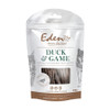 Eden Holistic Duck & Game Dog Treats, shown in packaging