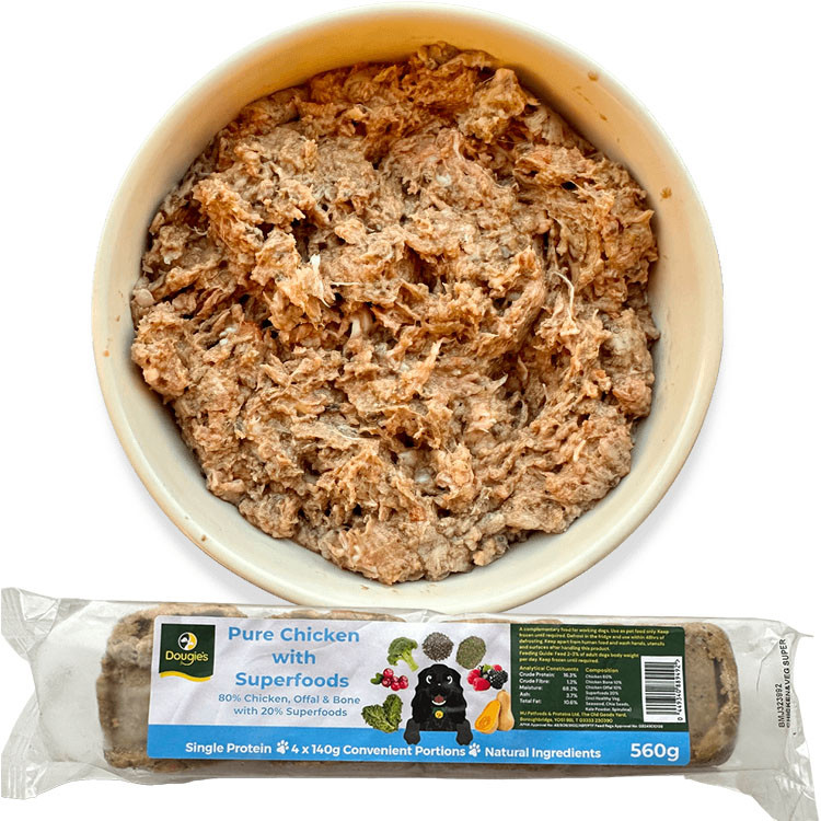 Dougie's Superfood Chicken | Comprehensive Nutrition for Dogs | K9