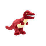 Fluff & Tuff Plush Dog Toy Tiny T-Rex, Front View