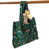 Fluff & Tuff Jungle Gems Tote Bag, showing Nelly Giraffe inside