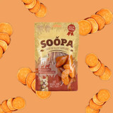 Front view of 100g pack of Sweet Potato Dog Treats