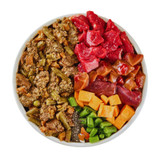 Wilsons Fresh Beef Dog Food available at K9 Active Dunfermline – natural pantry fresh beef meal for dogs in Fife. Shown in bowl and ingredients