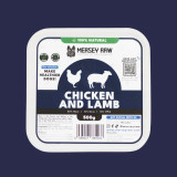 Mersey RAW Lamb & Chicken Mince 500g – complete raw lamb and chicken dog food