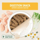 AniForte Digestion Snack tub open, trial size probiotic chicken treat for dogs