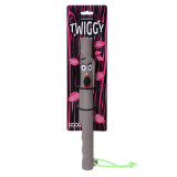 DOOG Stick Family Twiggy fetch toy with rope and glow in the dark eyes