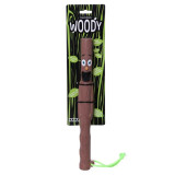 DOOG Stick Family Woody fetch toy with rope and glow in the dark eyes