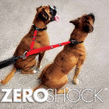 Zero Shock Coupler showing 2 dogs attached to lead