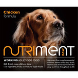 Chicken Formula raw dog food by Nutriment